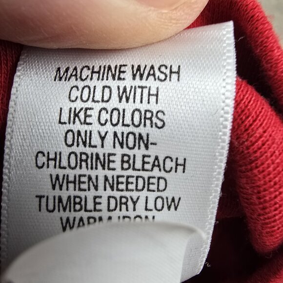 Croft & Barrow Womens Red T-Shirt 3X 100% Cotton Short Sleeve Relaxed Fit Casual - Picture 5 of 7